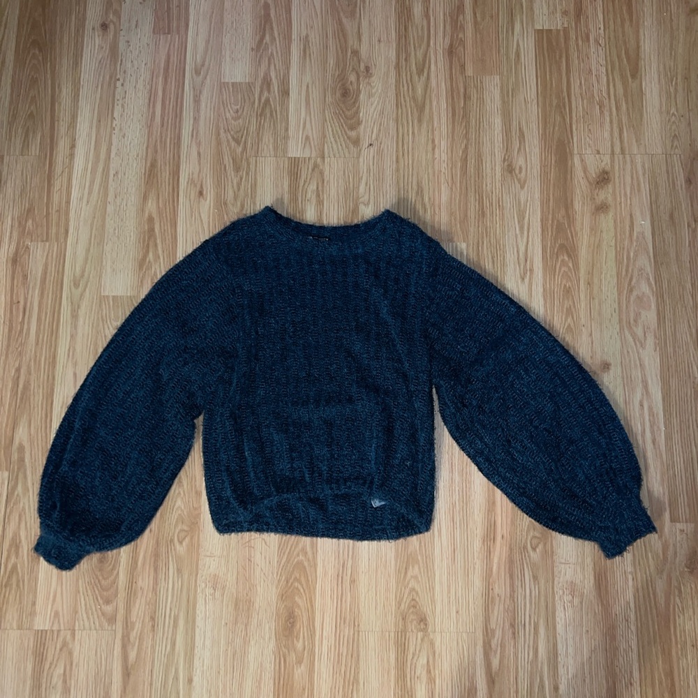 Balloon-Sleeve Sweater